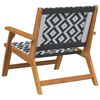 vidaXL Εξωτερικά Έπιπλα 2 pcs Λευκό 67 x 78 x 73εκ Μασίφ ξύλο ακακίας