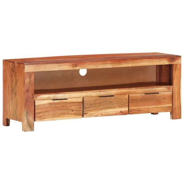 vidaXL Έπιπλο Τηλεόρασης 110 x 30 x 40 εκ. από Μασίφ Ξύλο Ακακίας