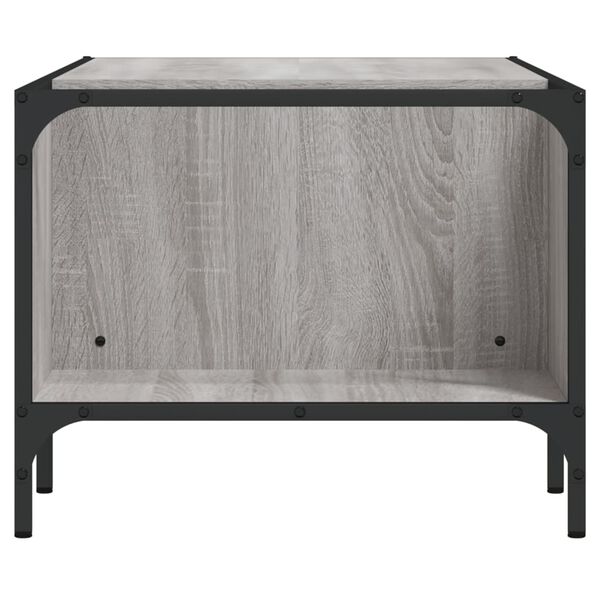 vidaXL Τραπεζάκι Σαλονιού με Ράφι Γκρι Sonoma 100x51x40 εκ. Επεξ. Ξύλο