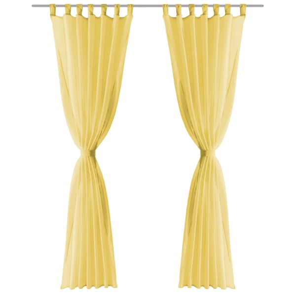 vidaXL &Kappa;&omicron;&upsilon;&rho;&tau;ί&nu;&epsilon;&sigmaf; &Beta;&omicron;&upsilon;ά&lambda; 2 &tau;&epsilon;&mu;. &Kappa;ί&tau;&rho;&iota;&nu;&epsilon;&sigmaf; 140 x 175 &epsilon;&kappa;.