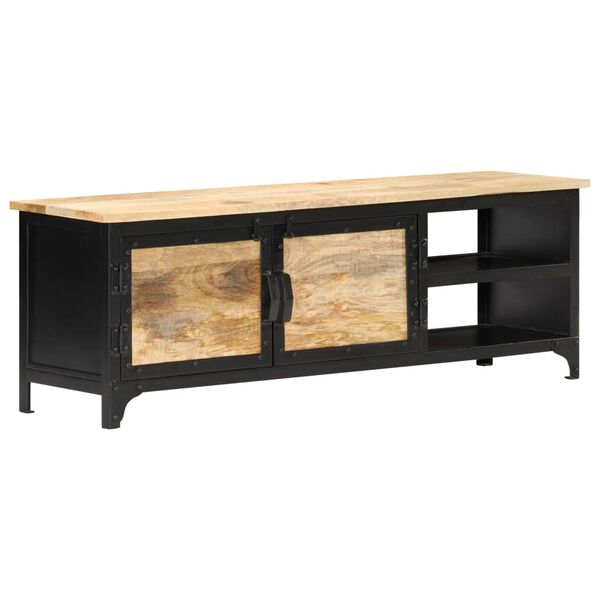 vidaXL Έπιπλο Τηλεόρασης 120 x 30 x 40 εκ. από Μασίφ Ξύλο Μάνγκο