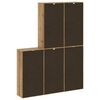 vidaXL Πλαϊνά ντουλάπια 5 τεμ. ODDA 40x24x79 εκ. από Μασίφ Ξύλο Πεύκου