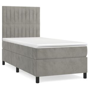 vidaXL &Kappa;&rho;&epsilon;&beta;ά&tau;&iota; Boxspring &mu;&epsilon; &Sigma;&tau;&rho;ώ&mu;&alpha; &Alpha;&nu;&omicron;&iota;&chi;&tau;ό &Gamma;&kappa;&rho;&iota; 80x200 &epsilon;&kappa;. &Beta;&epsilon;&lambda;&omicron;ύ&delta;&iota;&nu;&omicron;