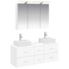 vidaXL &Sigma;&epsilon;&tau; &Epsilon;&pi;ί&pi;&lambda;&omega;&nu; &Mu;&pi;ά&nu;&iota;&omicron;&upsilon; 4 pcs &Lambda;&epsilon;&upsilon;&kappa;ό &Epsilon;&pi;&epsilon;&xi;&epsilon;&rho;&gamma;&alpha;&sigma;&mu;έ&nu;&omicron; &Xi;ύ&lambda;&omicron; &kappa;&alpha;&iota; &Gamma;&upsilon;&alpha;&lambda;ί