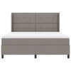 vidaXL &Kappa;&rho;&epsilon;&beta;ά&tau;&iota; &mu;&epsilon; &epsilon;&lambda;&alpha;&tau;ή&rho;&iota;&alpha; &mu;&epsilon; &sigma;&tau;&rho;ώ&mu;&alpha; Taupe 180 x 200 cm ύ&phi;&alpha;&sigma;&mu;&alpha;
