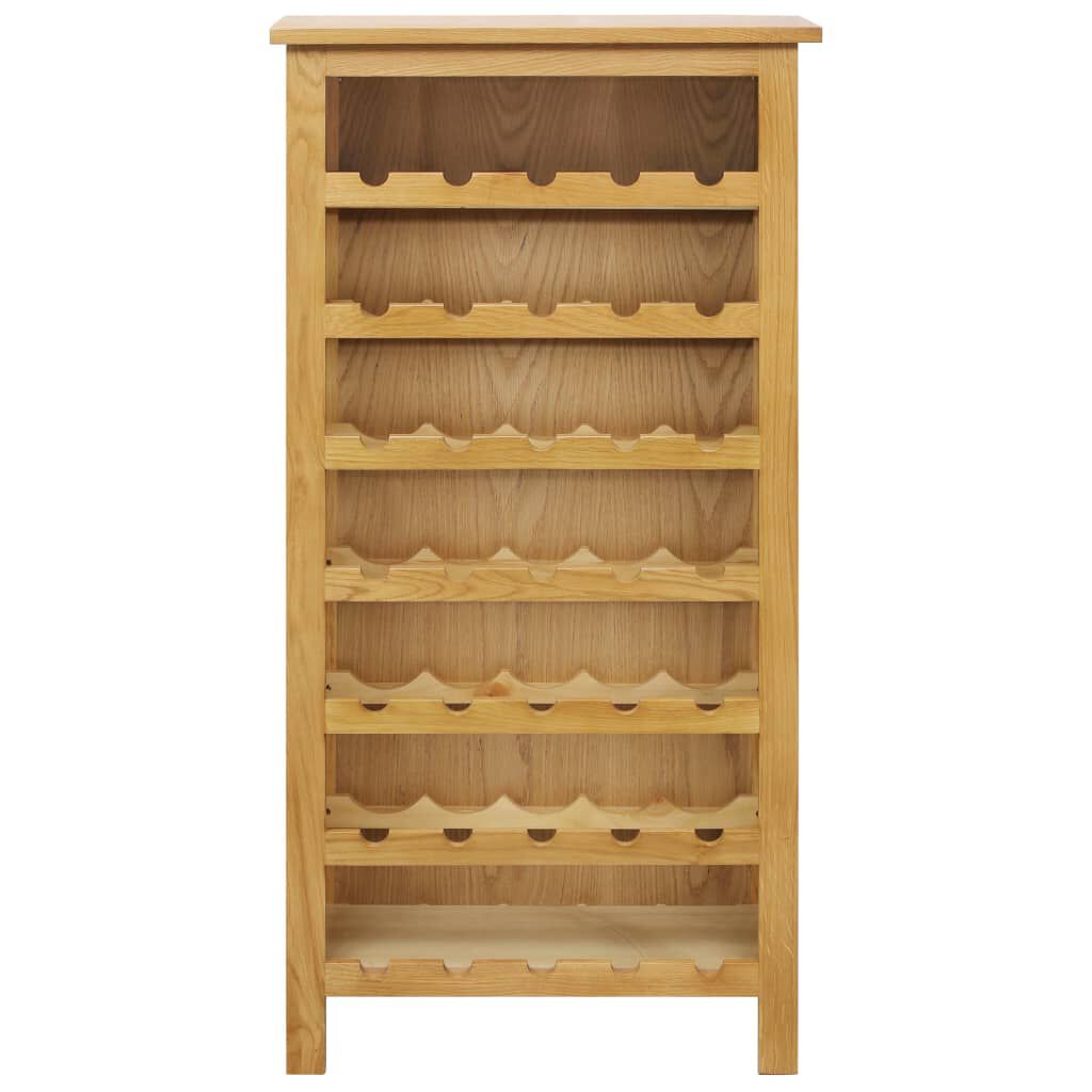 vidaXL Κάβα Κρασιών 56 x 32 x 110 εκ. από Μασίφ Ξύλο Δρυός
