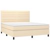 vidaXL &Kappa;&rho;&epsilon;&beta;ά&tau;&iota; Boxspring &mu;&epsilon; &Sigma;&tau;&rho;ώ&mu;&alpha; &Kappa;&rho;&epsilon;&mu; 180x200 &epsilon;&kappa;. &Upsilon;&phi;&alpha;&sigma;&mu;ά&tau;&iota;&nu;&omicron;