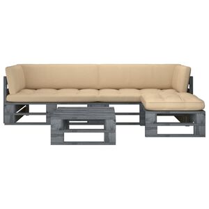 vidaXL &Sigma;&alpha;&lambda;ό&nu;&iota; &alpha;&pi;ό &Pi;&alpha;&lambda;έ&tau;&epsilon;&sigmaf; 4 &tau;&epsilon;&mu;. &Gamma;&kappa;&rho;&iota; &Epsilon;&mu;&pi;. &Xi;ύ&lambda;&omicron; &Pi;&epsilon;ύ&kappa;&omicron;&upsilon; &mu;&epsilon; &Mu;&alpha;&xi;&iota;&lambda;ά&rho;&iota;&alpha;