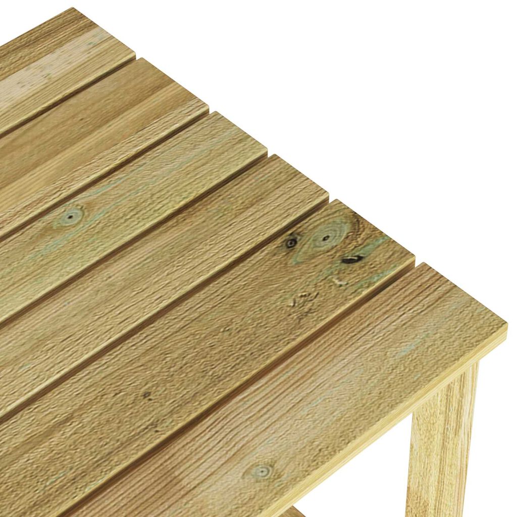 vidaXL Τραπέζι Χαλάρωσης 50.5x50.5x46 εκ. Κατεργασμένο Πεύκο