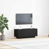 vidaXL Ντουλάπι TV Μαύρη δρυς 100 x 35 x 40 εκ Επεξεργασμένο ξύλο