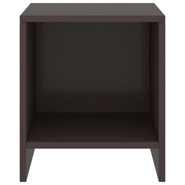 vidaXL Κομοδίνα 2 τεμ. Σκούρο Καφέ 35 x 30 x 40 εκ. Μασίφ Ξύλο Πεύκου