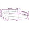 vidaXL Box Spring &Kappa;&rho;&epsilon;&beta;ά&tau;&iota; &mu;&epsilon; &sigma;&tau;&rho;ώ&mu;&alpha;&tau;&alpha; &Sigma;&kappa;&omicron;ύ&rho;&omicron; &mu;&pi;&lambda;&epsilon; 180x210 cm &Beta;&epsilon;&lambda;&omicron;ύ&delta;&iota;&nu;&omicron;
