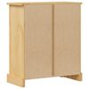 vidaXL Ντουλάπι Μπάνιου Corona 70x33x80 εκ. από Μασίφ Ξύλο Πεύκου