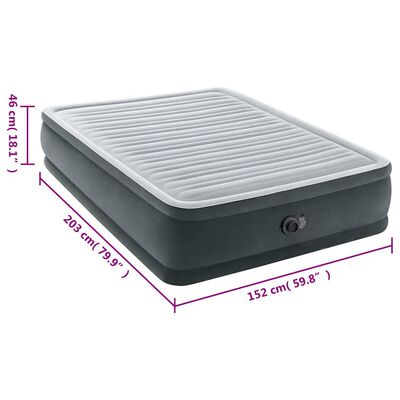 Intex Στρώμα Αέρα Dura-Beam Deluxe Comfort Plush Διπλό 152x203x46 εκ.