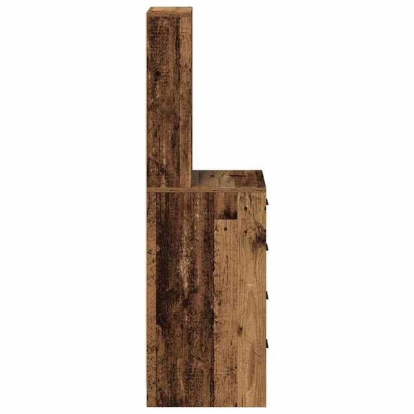 vidaXL Highboard Παλαιό ξύλο 40 x 41 x 135 εκ. Επεξεργασμένο ξύλο