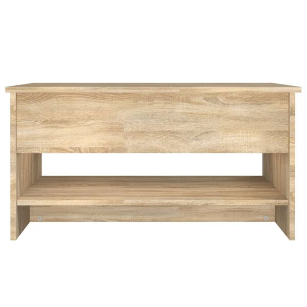 vidaXL Τραπεζάκι Σαλονιού Sonoma Δρυς 80x50x40 εκ. Επεξεργασμένο Ξύλο