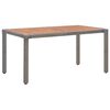 vidaXL &Tau;&rho;&alpha;&pi;έ&zeta;&iota; &Kappa;ή&pi;&omicron;&upsilon; &Gamma;&kappa;&rho;&iota; 150x90x75 &epsilon;&kappa;. &Sigma;&upsilon;&nu;&theta;. &Rho;&alpha;&tau;ά&nu;/&Mu;&alpha;&sigma;ί&phi; &Xi;ύ&lambda;&omicron; &Alpha;&kappa;&alpha;&kappa;ί&alpha;&sigmaf;