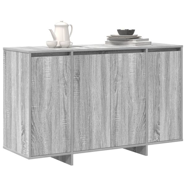 vidaXL Πλαϊνό γραφείο Γκρι sonoma 120 x 41 x 75 εκ. Επεξεργασμένο ξύλο