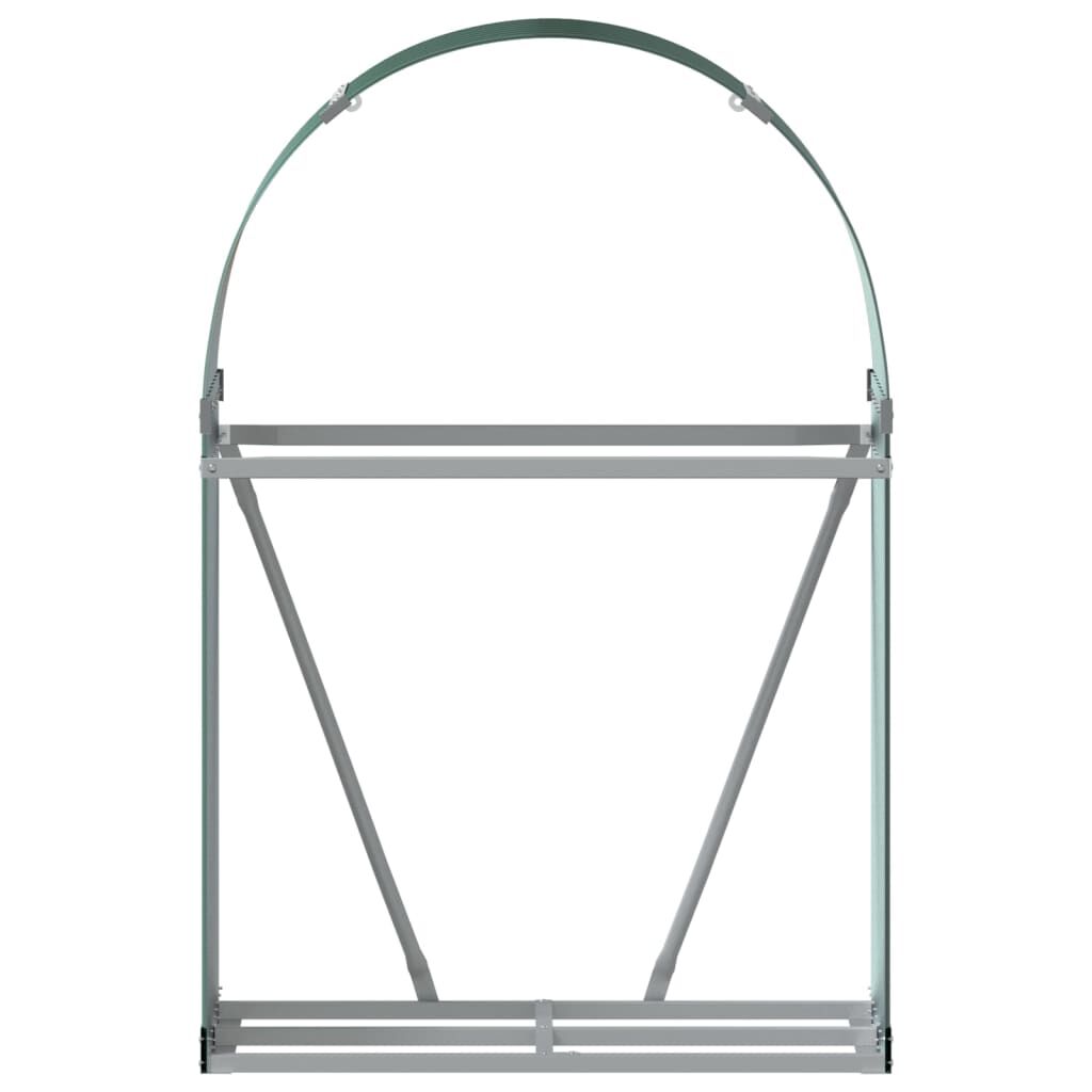 vidaXL Ξυλοθήκη Πράσινη 80 x 45 x 120 εκ. από Γαλβανισμένο Ατσάλι