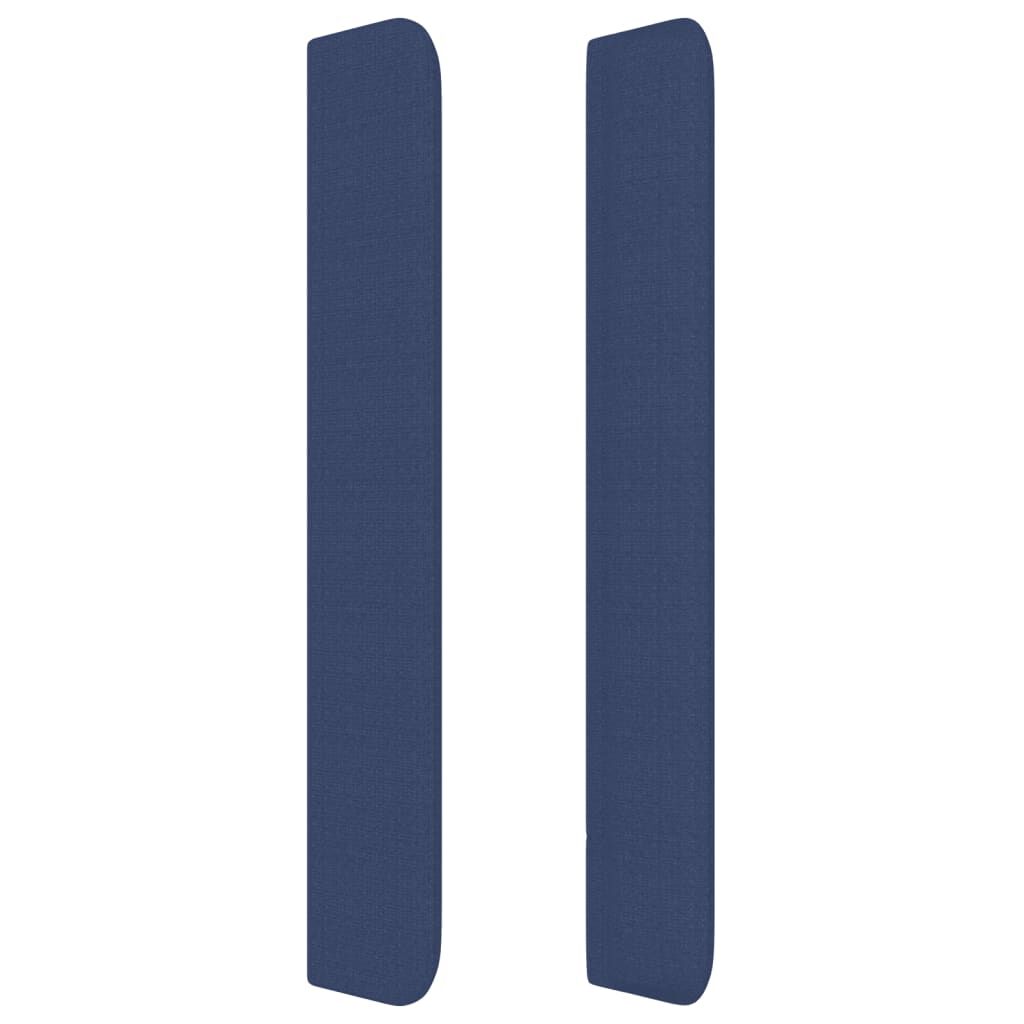 vidaXL Κεφαλάρι με Πτερύγια Μπλε 93x16x118/128 εκ. Υφασμάτινο