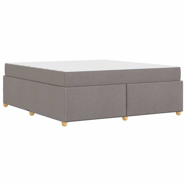 vidaXL Σκελετός Κρεβατιού Άλλο Taupe 180 x 200 cm ύφασμα