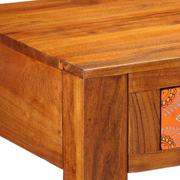 vidaXL Γραφείο 100x50x75 εκ Μασίφ ξύλο ακακίας