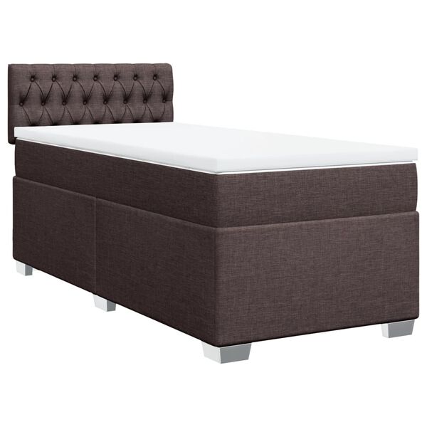 vidaXL &Kappa;&rho;&epsilon;&beta;ά&tau;&iota; Boxspring &mu;&epsilon; &Sigma;&tau;&rho;ώ&mu;&alpha; &Sigma;&kappa;&omicron;ύ&rho;&omicron; &Kappa;&alpha;&phi;έ 90x190 &epsilon;&kappa;. &Upsilon;&phi;&alpha;&sigma;&mu;ά&tau;&iota;&nu;&omicron;