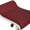 323372 vidaXL Bar Stools 2 pcs Wine Red Fabric and Bentwood