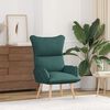 vidaXL Χαλαρωτική Πολυθρόνα Σκούρο πράσινο 69 x 74 x 93 εκ. ύφασμα