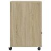 vidaXL Βάση Εκτυπωτή με Ρόδες Sonoma Δρυς 60x48x74 εκ.