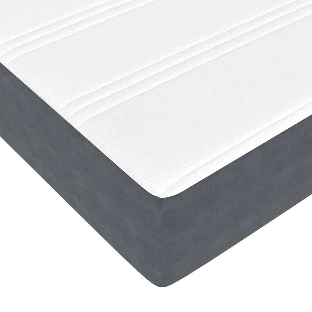 vidaXL Σκελετός Κρεβατιού Άλλο Σκούρο γκρι 80 x 200 cm Βελούδο