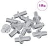 vidaXL &Sigma;&tau;ή&rho;&iota;&gamma;&mu;&alpha; &Rho;&alpha;&phi;&iota;&omicron;ύ 4500 &tau;&mu;&chi;. &Alpha;&sigma;&eta;&mu;ί 8,6 x 8,6 x 14,6 mm &Alpha;&tau;&sigma;ά&lambda;&iota;