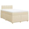 vidaXL &Kappa;&rho;&epsilon;&beta;ά&tau;&iota; Boxspring &mu;&epsilon; &Sigma;&tau;&rho;ώ&mu;&alpha; &Kappa;&rho;&epsilon;&mu; 120x190 &epsilon;&kappa;. &Upsilon;&phi;&alpha;&sigma;&mu;ά&tau;&iota;&nu;&omicron;