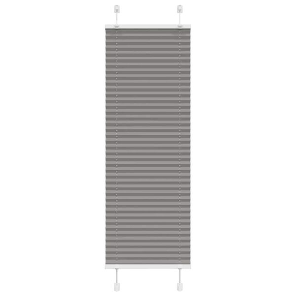 vidaXL Πλισέ περσίδα Ανθρακί 50x100 cm Πλάτος υφάσματος 49,4 cm