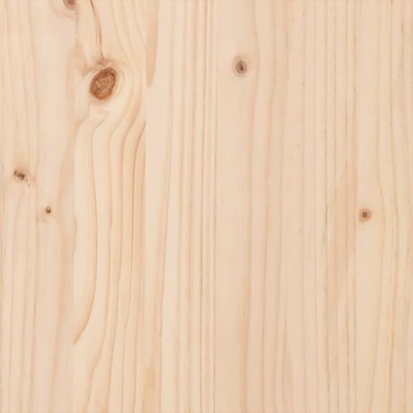 vidaXL Σκελετός Κρεβατιού Χωρίς Στρώμα 120x200 εκ Μασίφ Ξύλο Πεύκου