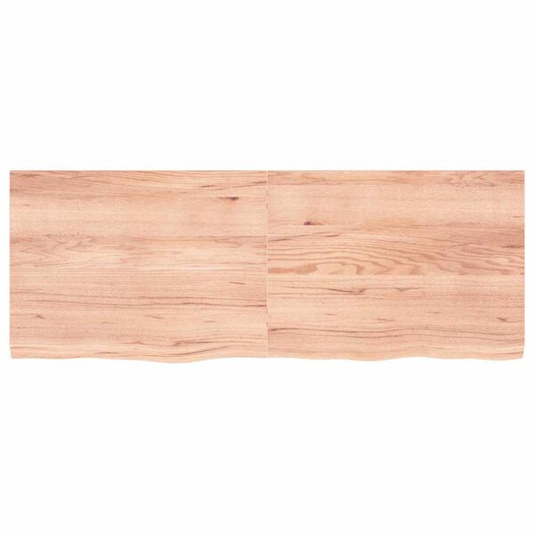 vidaXL Επιφ Τραπεζιού Αν Καφέ 160x60x(2-4)εκ. Επεξ. Μασίφ Ξύλο Δρυός