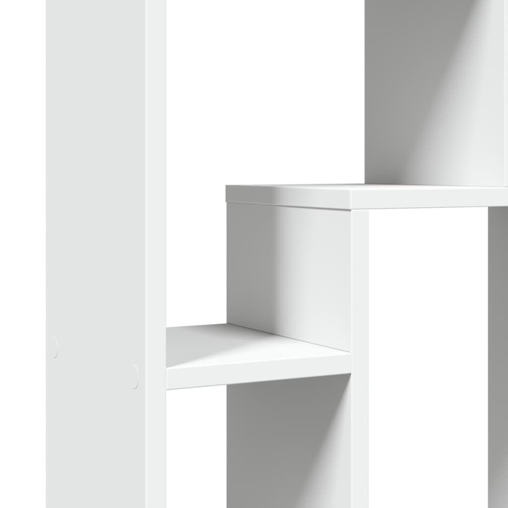 vidaXL Βιβλιοθήκη Λευκή 63x20x90 εκ. από Επεξεργασμένο Ξύλο