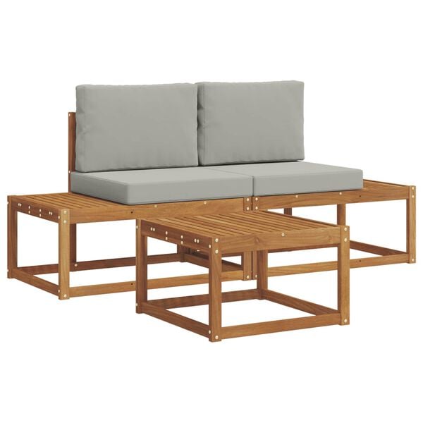 vidaXL &Sigma;&epsilon;&iota;&rho;ά &Kappa;&alpha;&nu;&alpha;&pi;έ &Epsilon;&xi;&omega;&tau;&epsilon;&rho;&iota;&kappa;&omicron;ύ &mu;&epsilon; &mu;&alpha;&xi;&iota;&lambda;ά&rho;&iota; 3 pcs &Phi;&upsilon;&sigma;&iota;&kappa;ό