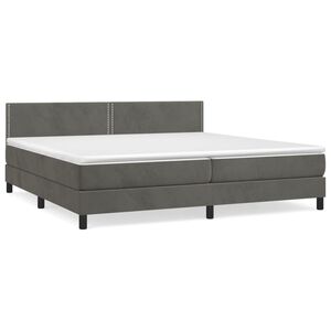 vidaXL &Kappa;&rho;&epsilon;&beta;ά&tau;&iota; Boxspring &mu;&epsilon; &Sigma;&tau;&rho;ώ&mu;&alpha; &Sigma;&kappa;&omicron;ύ&rho;&omicron; &Gamma;&kappa;&rho;&iota; 200x200 &epsilon;&kappa;. &Beta;&epsilon;&lambda;&omicron;ύ&delta;&iota;&nu;&omicron;