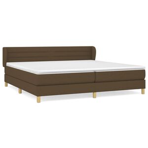 vidaXL &Kappa;&rho;&epsilon;&beta;ά&tau;&iota; Boxspring &mu;&epsilon; &Sigma;&tau;&rho;ώ&mu;&alpha; &Sigma;&kappa;&omicron;ύ&rho;&omicron; &Kappa;&alpha;&phi;έ 200x200 &epsilon;&kappa;. &Upsilon;&phi;&alpha;&sigma;&mu;ά&tau;&iota;&nu;&omicron;