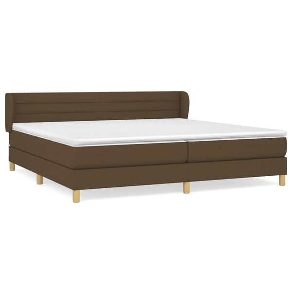 vidaXL &Kappa;&rho;&epsilon;&beta;ά&tau;&iota; Boxspring &mu;&epsilon; &Sigma;&tau;&rho;ώ&mu;&alpha; &Sigma;&kappa;&omicron;ύ&rho;&omicron; &Kappa;&alpha;&phi;έ 200x200 &epsilon;&kappa;. &Upsilon;&phi;&alpha;&sigma;&mu;ά&tau;&iota;&nu;&omicron;