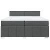 vidaXL &Kappa;&rho;&epsilon;&beta;ά&tau;&iota; Boxspring &mu;&epsilon; &Sigma;&tau;&rho;ώ&mu;&alpha; &Sigma;&kappa;&omicron;ύ&rho;&omicron; &Gamma;&kappa;&rho;&iota; 200x200 &epsilon;&kappa;. &Upsilon;&phi;&alpha;&sigma;&mu;ά&tau;&iota;&nu;&omicron;