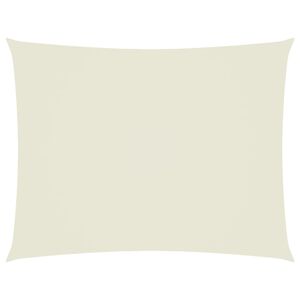 vidaXL Πανί Σκίασης Ορθογώνιο Κρεμ 5 x 7 μ. από Ύφασμα Oxford