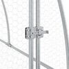 vidaXL Κλουβί Κουνελιών Ασημί 300x105x120 εκ. από Γαλβανισμένο Χάλυβα