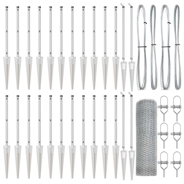 vidaXL &Sigma;&tau;ύ&lambda;&omicron;&sigmaf; &Pi;&epsilon;&rho;&iota;&phi;&rho;ά&xi;&epsilon;&omega;&nu; &Alpha;&sigma;&eta;&mu;ί 50 x 0,4 &mu; (25 mm &pi;&lambda;έ&gamma;&mu;&alpha;) &Alpha;&tau;&sigma;ά&lambda;&iota;