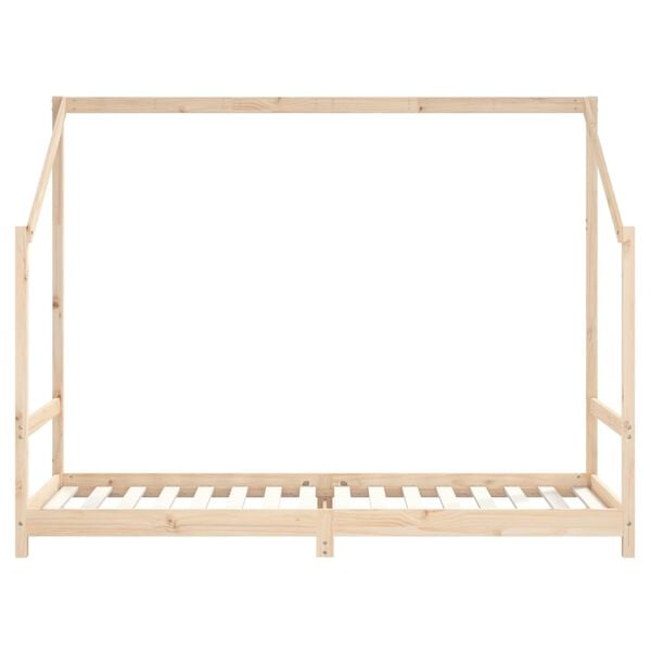 vidaXL Πλαίσιο Παιδικού Κρεβατιού 2x(80x200) εκ. από Μασίφ Ξύλο Πεύκου