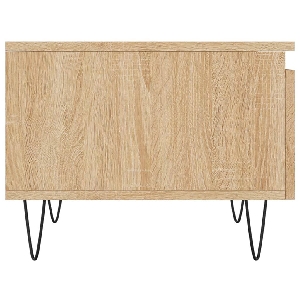 vidaXL Τραπεζάκι Σαλονιού Sonoma Δρυς 50x46x35 εκ. Επεξεργασμ. Ξύλο