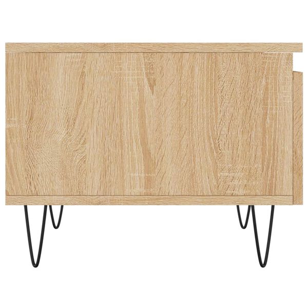 vidaXL Τραπεζάκι Σαλονιού Sonoma Δρυς 50x46x35 εκ. Επεξεργασμ. Ξύλο