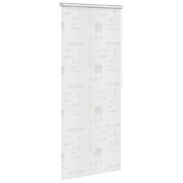 vidaXL Κουρτίνα Μπάνιου Ρολό Σχέδιο Πιτσιλιά 100 x 240 εκ.