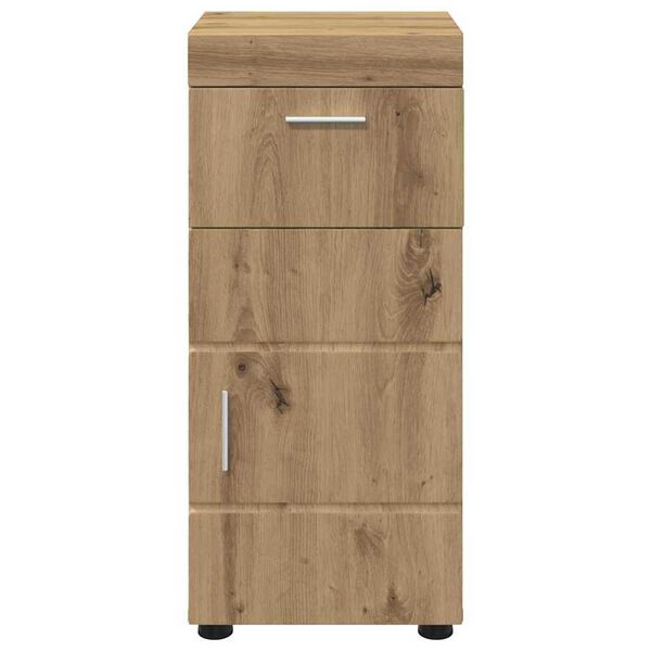 vidaXL Ντουλάπι Μπάνιου με αποθήκευση artisan δρυς 37 x 31.5 x 82 εκ